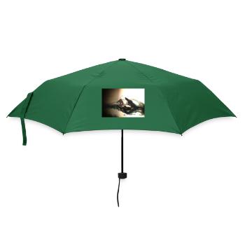 Abstrakt - Regenschirm (klein) - Flaschengrün - Vorne
