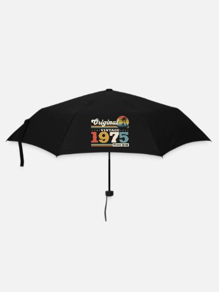 Original 1975 Vintage 1975 Birthday 1975 - Umbrella (small) - black