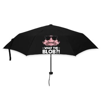 Blobfisch | Fische Aquaristik Blobfische Geschenke - Regenschirm (klein) - Schwarz - Vorne