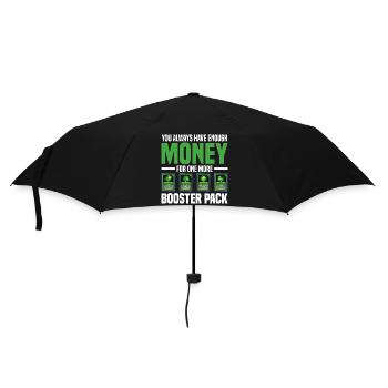 Sammelkarten Spieler | Trading Karten Geschenke - Regenschirm (klein) - Schwarz - Vorne