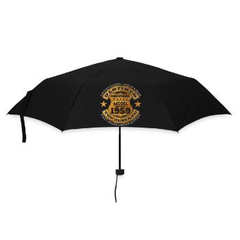 65. Geburtstag Oldtimer Januar Jahrgang 1959 - Regenschirm (klein) - Schwarz - Vorne