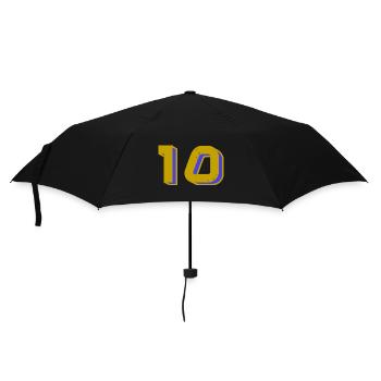 10. 10 YEARS. 10th ANNIVERSARY. 10 YEAR ANNIVERSARY. - Umbrella (small) - black - Front