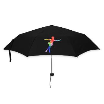 Figure Skating Ice Skater Skate Dance Winter Sport - Umbrella (small) - black - Front