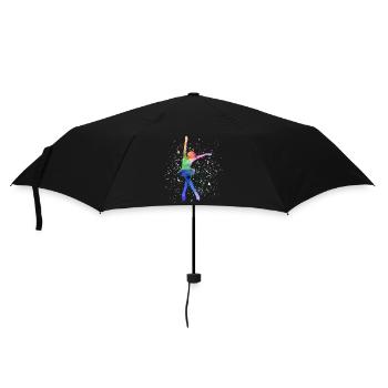 Figure Skating Ice Skater Skate Dance Winter Sport - Umbrella (small) - black - Front