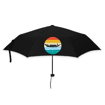 Dragon Boat Racing Crew Paddlers Water Sport - Umbrella (small) - black - Front
