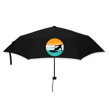 Kiteboarding Kiteboarder Kitesurfing Kitesurf - Parapluie standard - noir - Devant