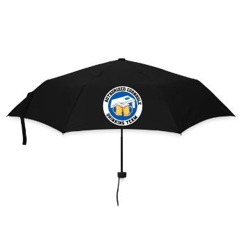 Cornhole Drinking Bean Bag Toss Outdoor Lawn Game - Umbrella (small) - black - Front