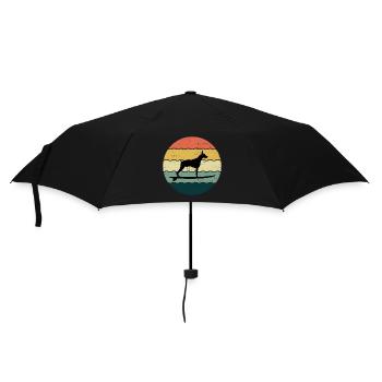 Dobermann Propriétaire Chien Surf Sea Vagues - Parapluie standard - noir - Devant