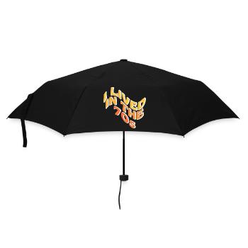 Ich lebte in den 70er Jahren - Regenschirm (klein) - Schwarz - Vorne