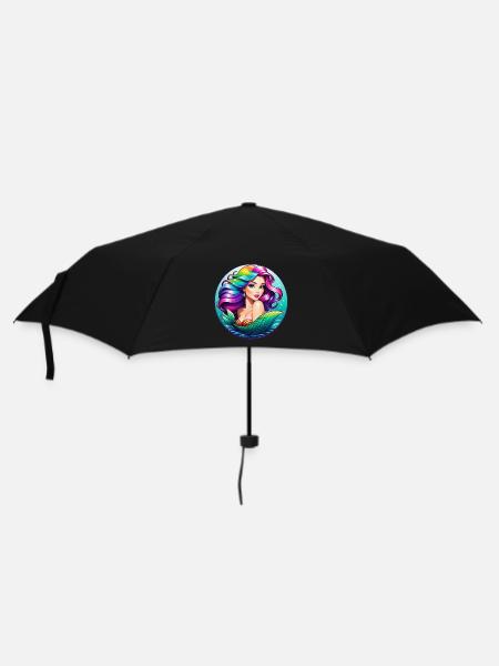 The Mermaid - Umbrella (small) - black