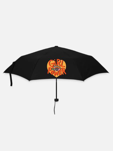 Girl Power Retro Evil Eye - Umbrella (small) - black