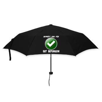 Trouvé BON ! - Parapluie standard - noir - Devant