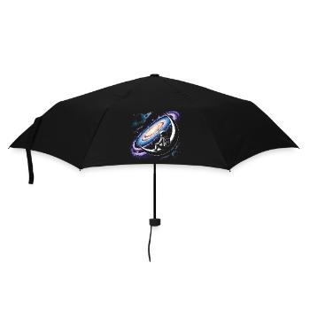 Moon Astronaut Science Space - Umbrella (small) - black - Front
