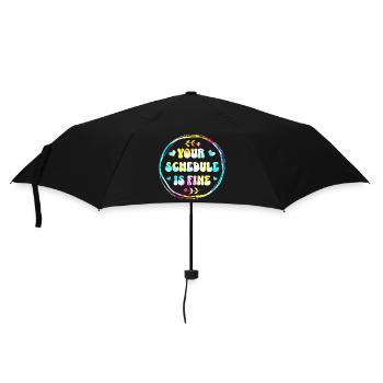 Conseil Scolaire Tie Dye Conseiller Scolaire - Parapluie standard - noir - Devant
