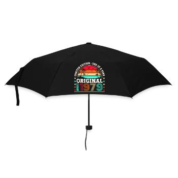 Original Août Vintage 1979 Cadeau d’anniversaire - Parapluie standard - noir - Devant