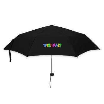 AfD stoppen gegen rechts Demokratie Vielfalt links - Regenschirm (klein) - Schwarz - Vorne