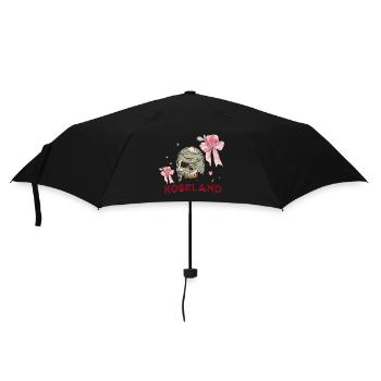 Roseland - Regenschirm (klein) - Schwarz - Vorne