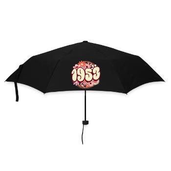 Fête Anniversaire Femme 1953 70 Ans Anniversaire - Parapluie standard - noir - Devant