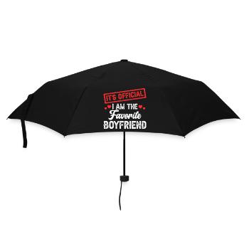Je Suis Le Petit Ami Favori EVG et Mariage - Parapluie standard - noir - Devant