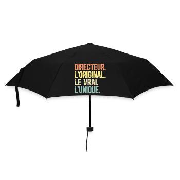 Directeur L'Original Le Vrai L'Unique Homme - Parapluie standard - noir - Devant