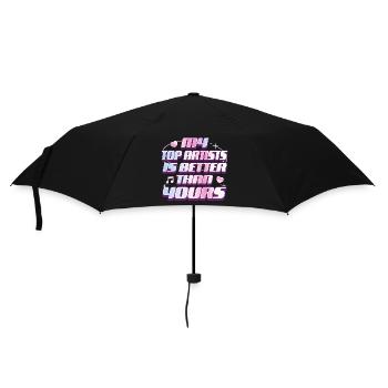 Artistes Meilleurs Que Les Tiens Fan De Musique - Parapluie standard - noir - Devant