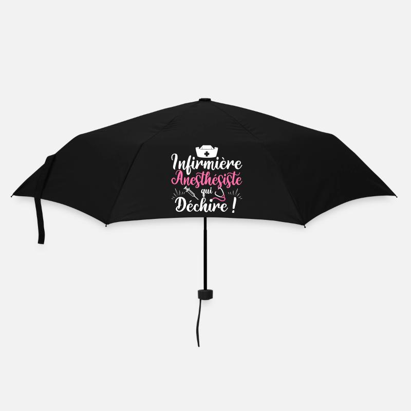 Infirmière Anesthésiste Qui Déchire - Parapluie standard - noir