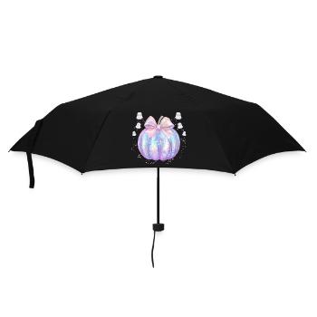 Citrouille Disco Rétro Halloween - Parapluie standard - noir - Devant