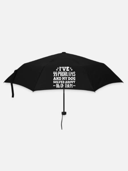 Joke Quote Funny Humor Dog - Umbrella (small) - black