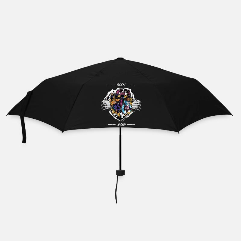 Groupe de rock - Parapluie standard - noir