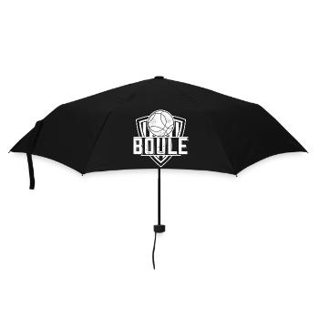 Boule player Boule balls for bouler petanque - Umbrella (small) - black - Front