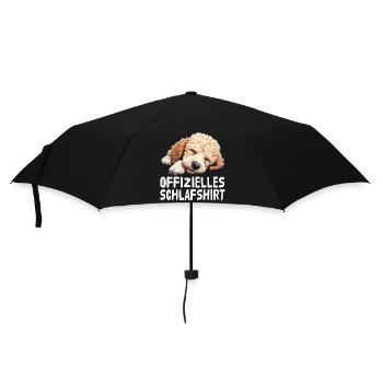 Chemise de sommeil officielle Caniche - Parapluie standard - noir - Devant