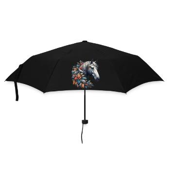 Cheval - Parapluie standard - noir - Devant