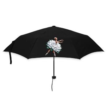 Danseuse de ballet avec tutu - Parapluie standard - noir - Devant