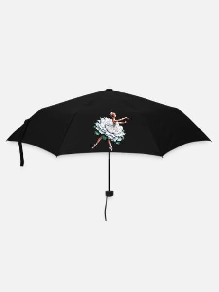 Danseuse de ballet avec tutu - Parapluie standard - noir