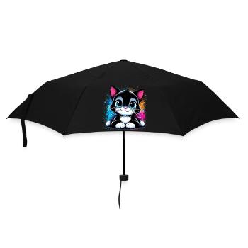 Cat - Umbrella (small) - black - Front