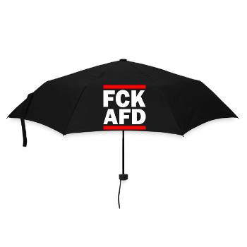 Fuck afd - Umbrella (small) - black - Front