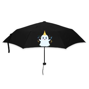 süßer Partygeist - Regenschirm (klein) - Schwarz - Vorne