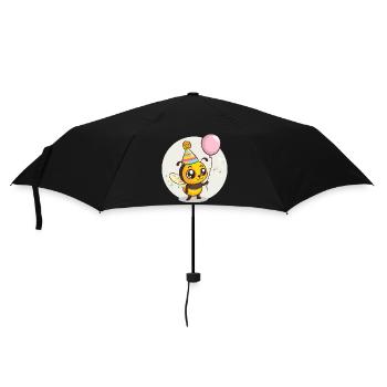 Bee Birthday Comic - Umbrella (small) - black - Front