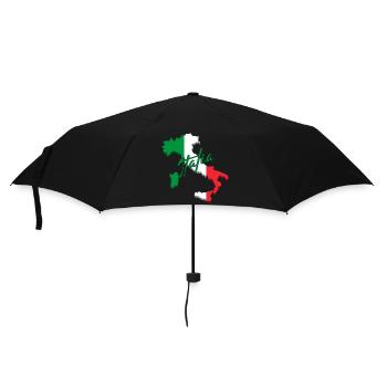 Drapeau de l’Italie, fierté italienne - Parapluie standard - noir - Devant