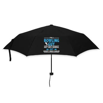 I am A Bowling Guy - Umbrella (small) - black - Front