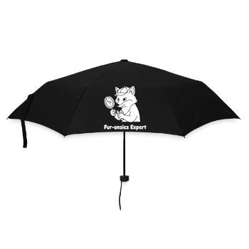Fur-ensics Expert Détective Patte - Parapluie standard - noir - Devant