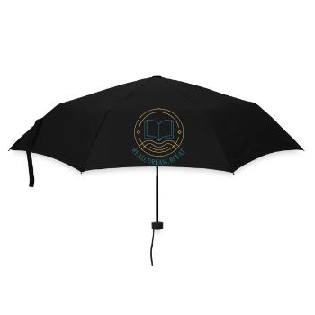 Read. Dream. Try again. - Umbrella (small) - black - Front