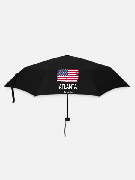 Atlanta - Regenschirm (klein) - Schwarz