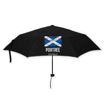 portree - Parapluie standard - noir - Devant