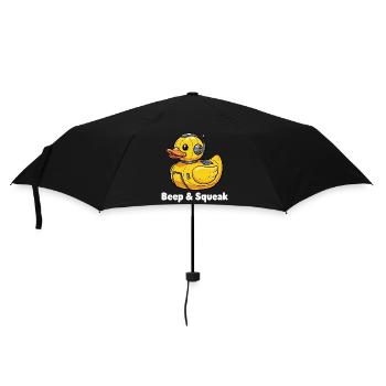 Bip et Grincement du Canard Robot - Parapluie standard - noir - Devant