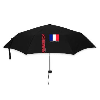 Nizza - Regenschirm (klein) - Schwarz - Vorne