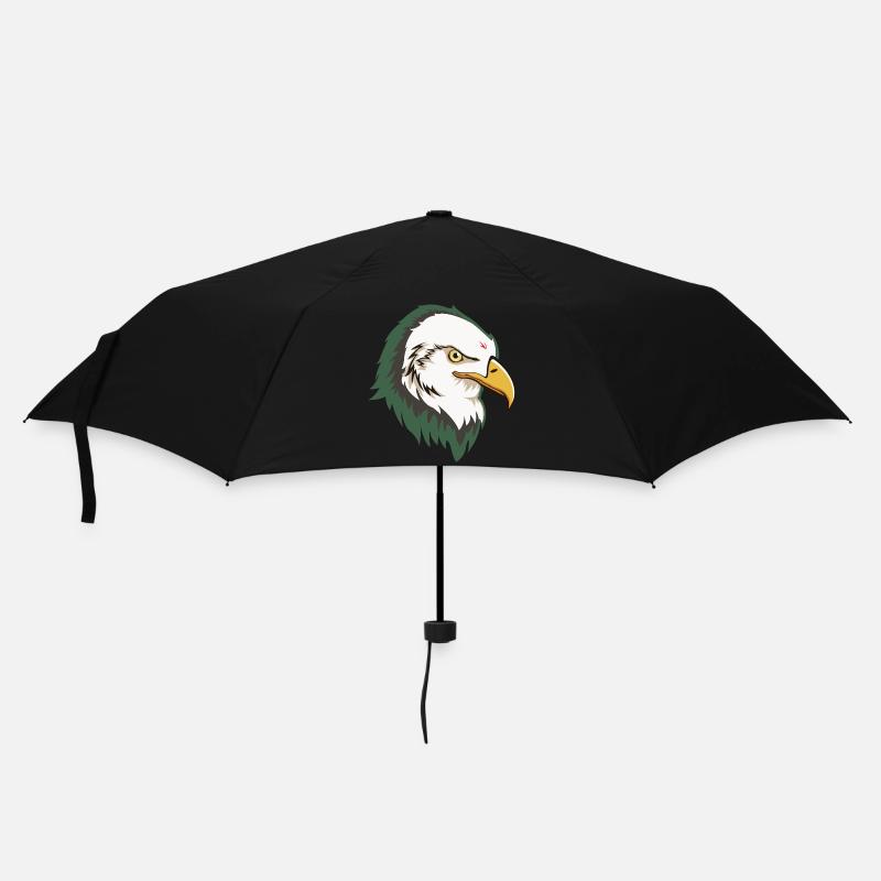 Eagle Head - Regenschirm (klein) - Schwarz