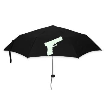 Pistol Weapon - Umbrella (small) - black - Front