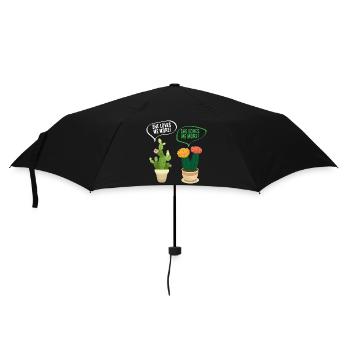 Plant Lover Plants Succulent Flower Love - Umbrella (small) - black - Front