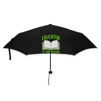 Educator Of Little Humans Teacher Funny Kids - Umbrella (small) - black - Front